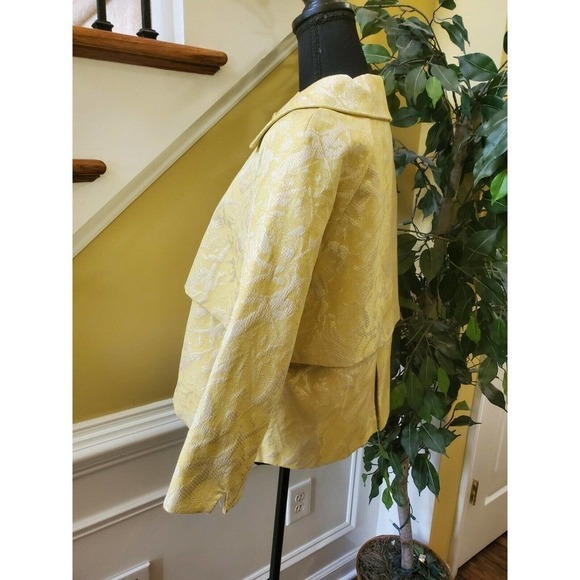 BOB MACKIE Jacket Yellow & Silver Retro SZ 12 - Picture 7 of 12